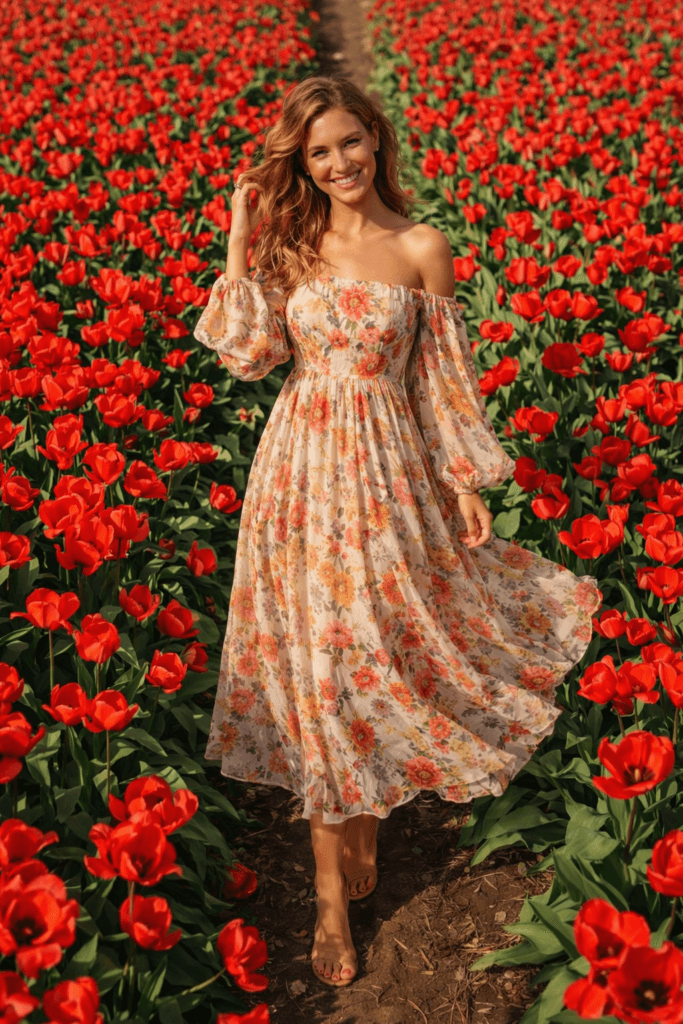 10 Dreamy Tulip Field Outfits You Can Recreate (Amazon Finds)