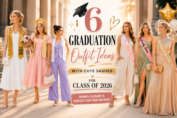 6 graduation outfit ideas class of 2026 sashes Amazon Pinterest