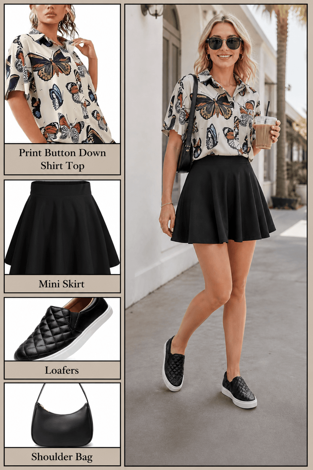 shop printed button down shirt outfit Amazon