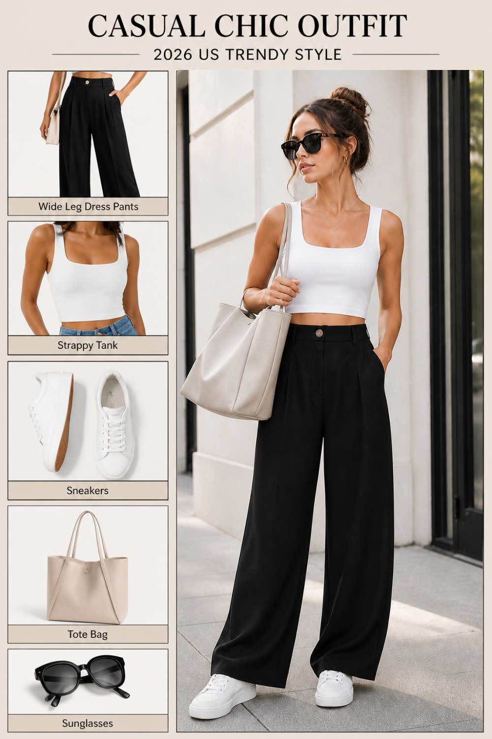 shop wide leg pants outfit Amazon under $20